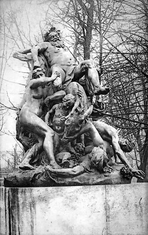 Statues du Jardin du Luxembourg 2 (photographies anciennes)