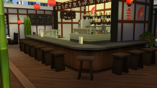 Création Sims 4 | "Royal Japan" - Restaurant 