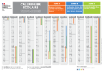 Calendrier scolaire 2024-25