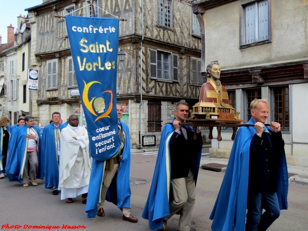 Saint Vorles a été fêté à Châtillon sur Seine....