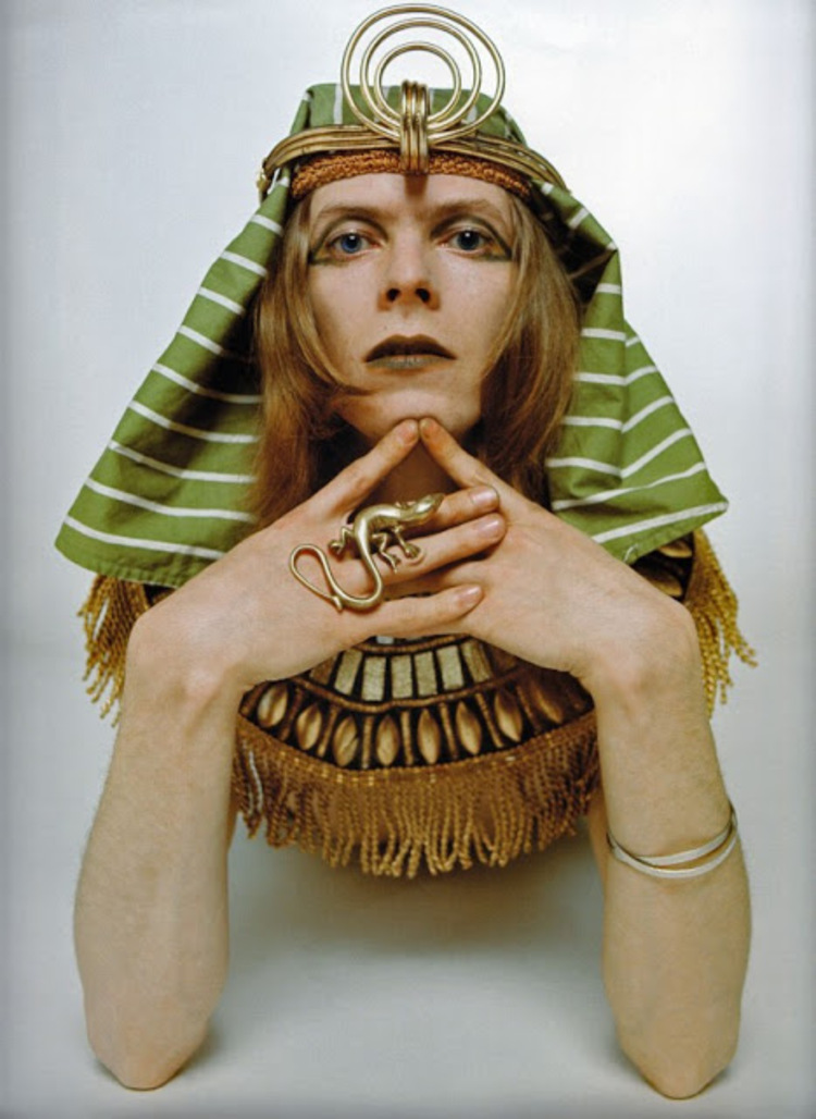 David Bowie as the Sphinx
