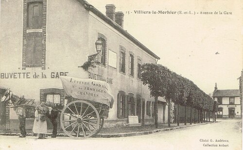 Les commerces à Villiers, entre 1935 et 1945