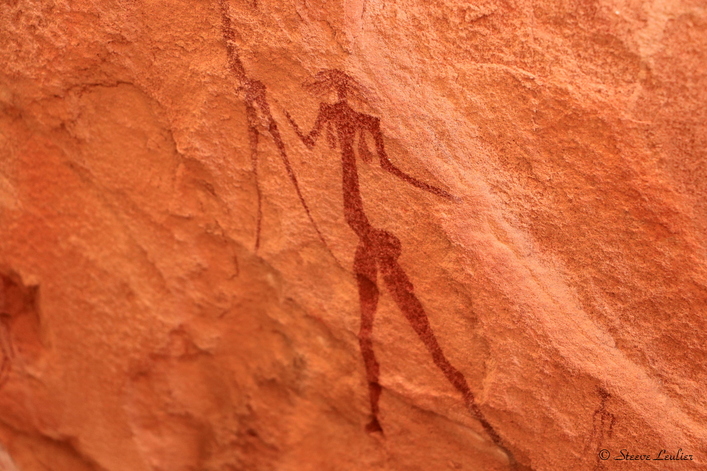 Peinture rupestre, Namibie 