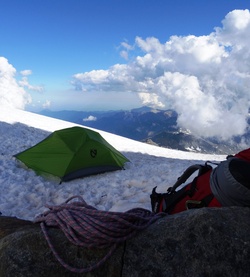 Alpinisme au Mont Rose