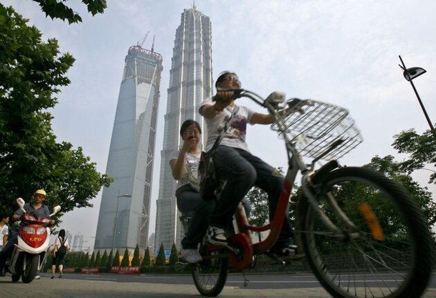 La Jinmao Tower à Shanghai