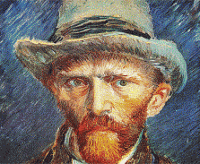 Dessin et peinture - vidéo 1730 : Comment reproduire à la peinture à l'huile "Amandier en fleurs" de Vincent Van Gogh.