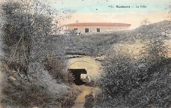 Nanterre. Le Pont de la Folie (en couleur)