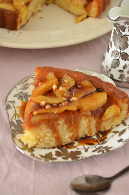 Tarte aux Pommes Renversée {Cannelle, Caramel & Pralin}