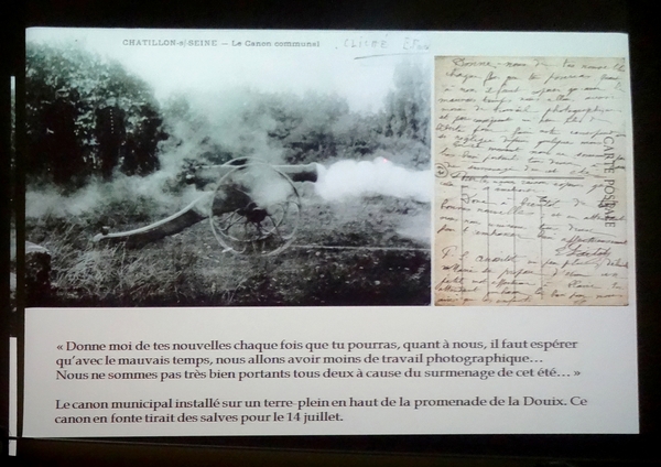 La ville de Châtillon sur Seine pendant la Grande Guerre, en cartes postales, une conférence de Jean Millot