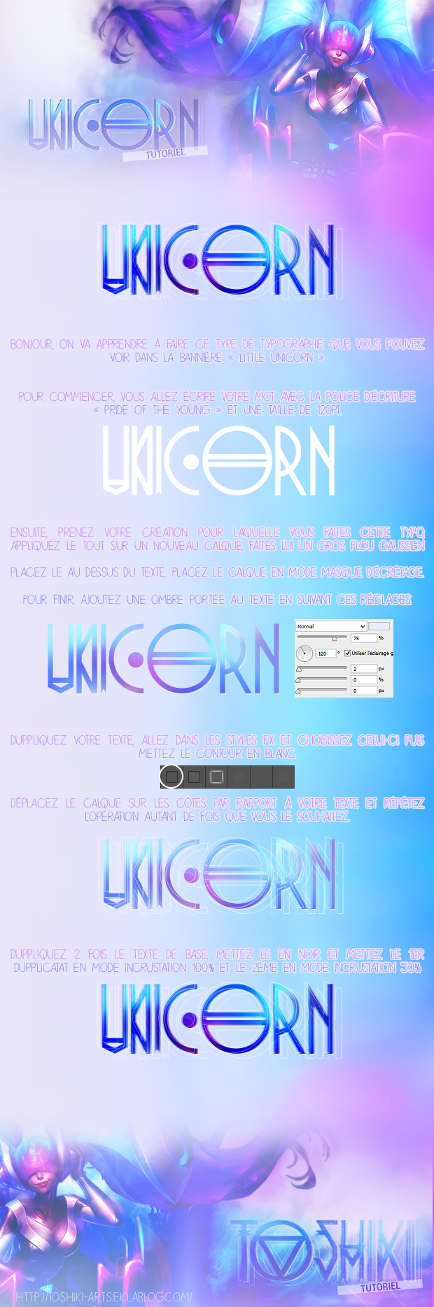 Typographie "Unicorn"