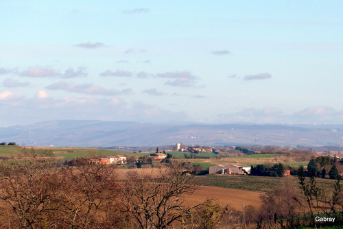 Lauragais : paysage du coté de Lagrade en 31 ... 