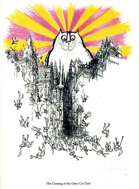 Les chats de Ronald Searle... et ses autres animaux 