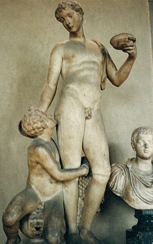 Bacchus et un jeune Satyre (Musée des Offices)