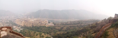 Amber Palace vu depuis Jaigarth Fort