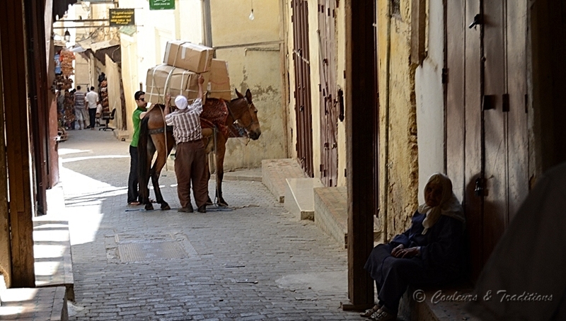 Le matin dans les ruelles de la Mèdina 