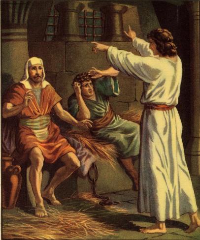 Joseph dans la prison