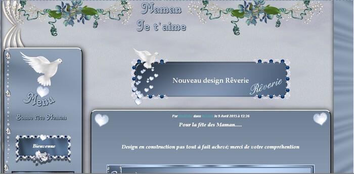 Nouveau design (rêverie)