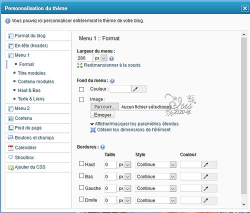 Mise en page globale