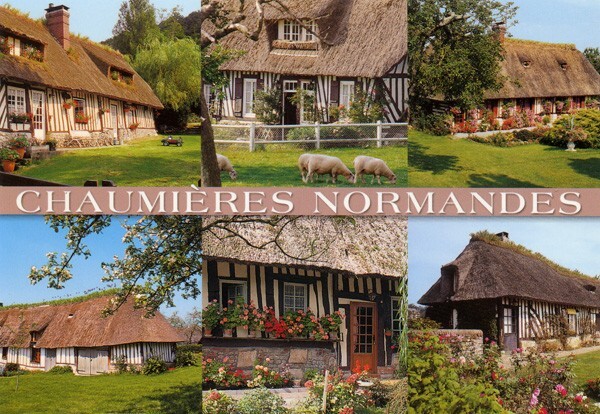 618 - Chaumières normandes