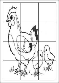 puzzles dessin animaux