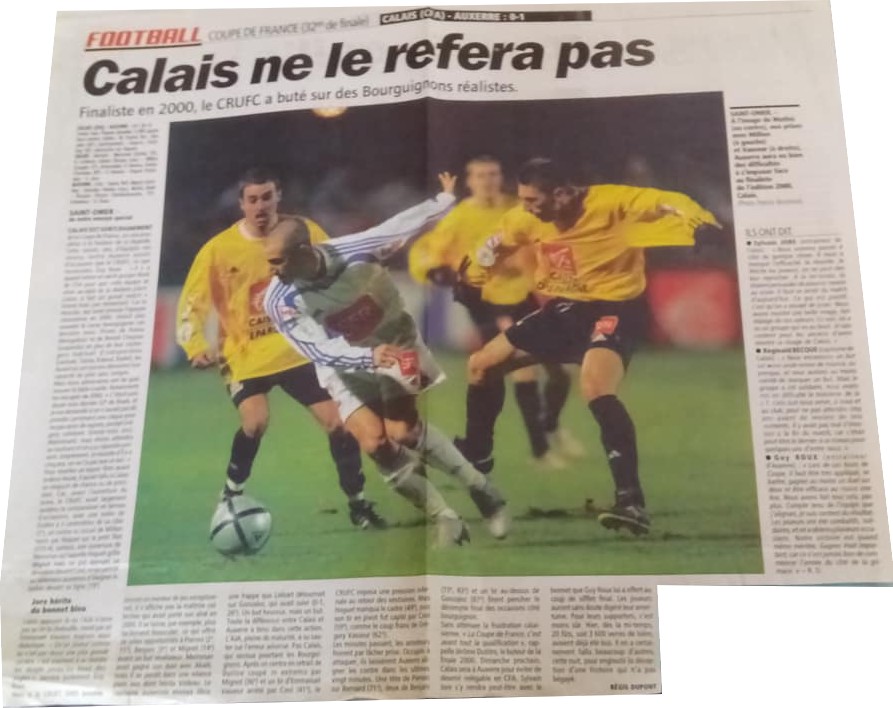 Coupe de France : 2005 - Auxerre - 32emes de finale - 