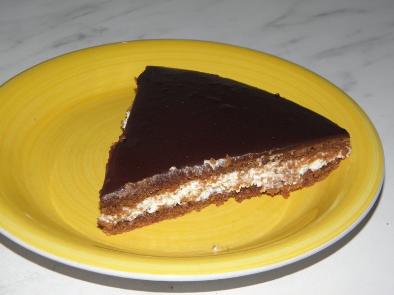 Gâteau au chocolat et à la crème de noisette