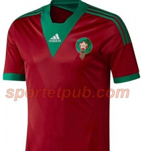 Adidas présente le nouveau maillot de l'équipe du Maroc pour la can 2013