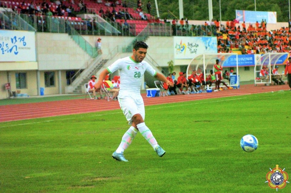 29.9.2015 en corée du sud jeux mondiaux militaire EN-Qatar 2-1 avec Abid