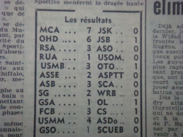 Dim 4.11.1951 Coupe Forconi MCA-JSK 7-0