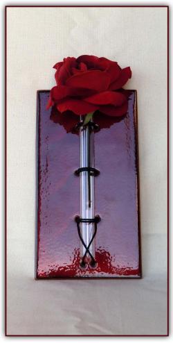 Soliflores en rouge et noir