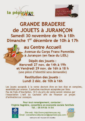 BRADERIE de JOUETS 2013 à JURANÇON