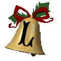 Letters Christmas bell