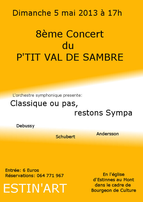 Concert du P'TIT VAL DE SAMBRE