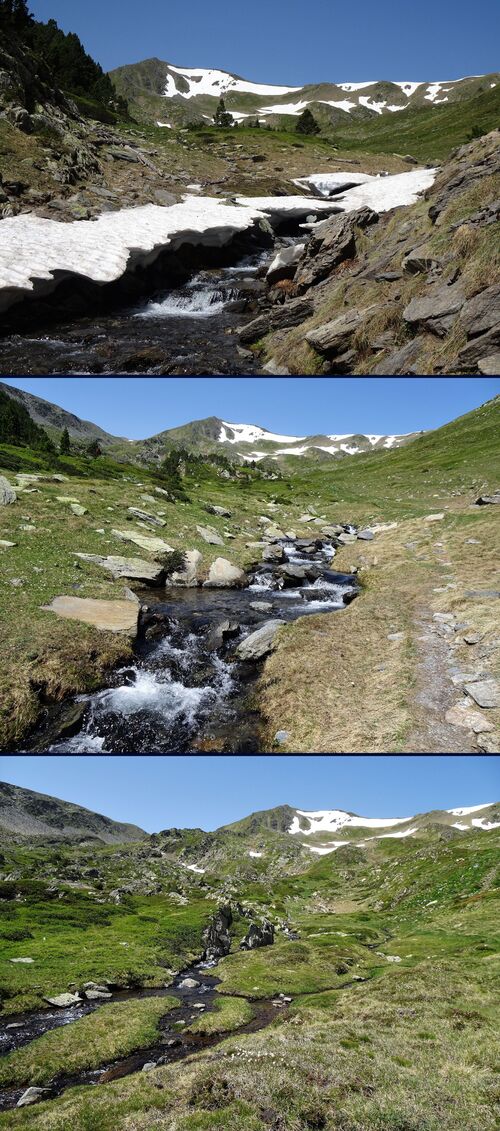 * FORMIGUERES la vallée du Galbe et le lac du Diable