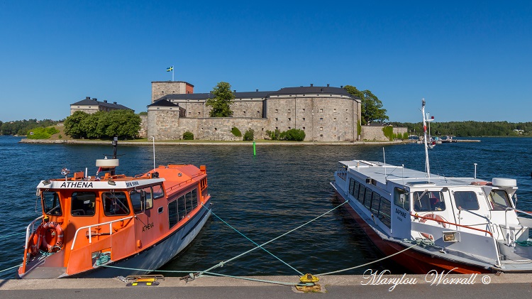 Suède : Le château de Vaxholm