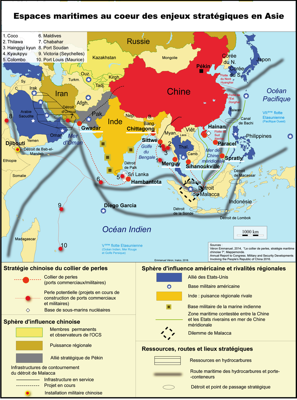 Les îles militarisées en mer de Chine du Sud : la partie émergée de la  puissance de frappe de Pékin
