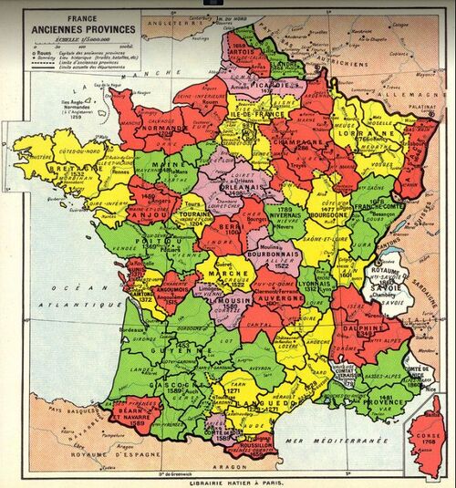3) Histoire du découpage territorial français