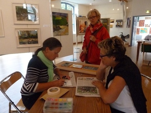 Atelier peinture sur verre par Jacqueline Page 