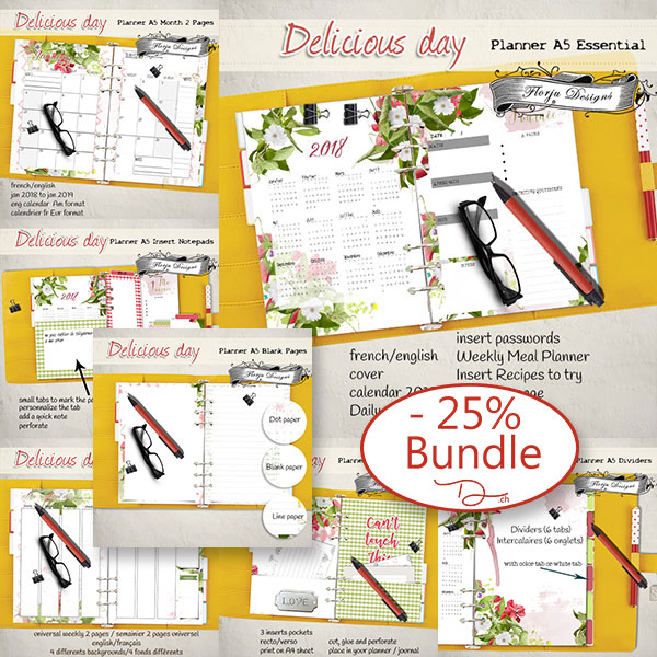 Delicious Day { Kit PU } by Florju Designs - Cliquez sur l'image pour la fermer