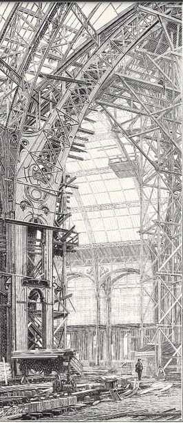 Expo 1900 Travaux Gran Palais