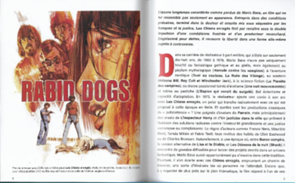 Les chiens enragés, Cani arrabbiati, ou, Semaforo rosso, Mario Bava, 1974 en Blu ray