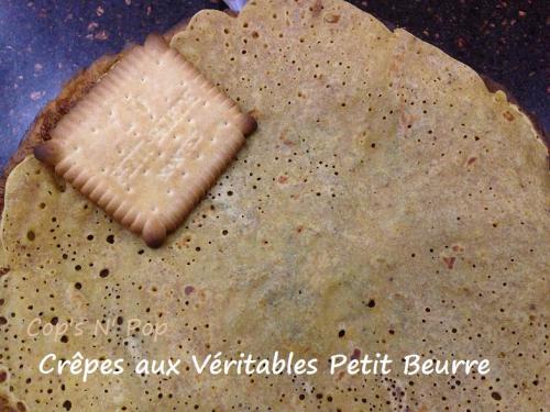 Crêpes aux véritables Petit beurre