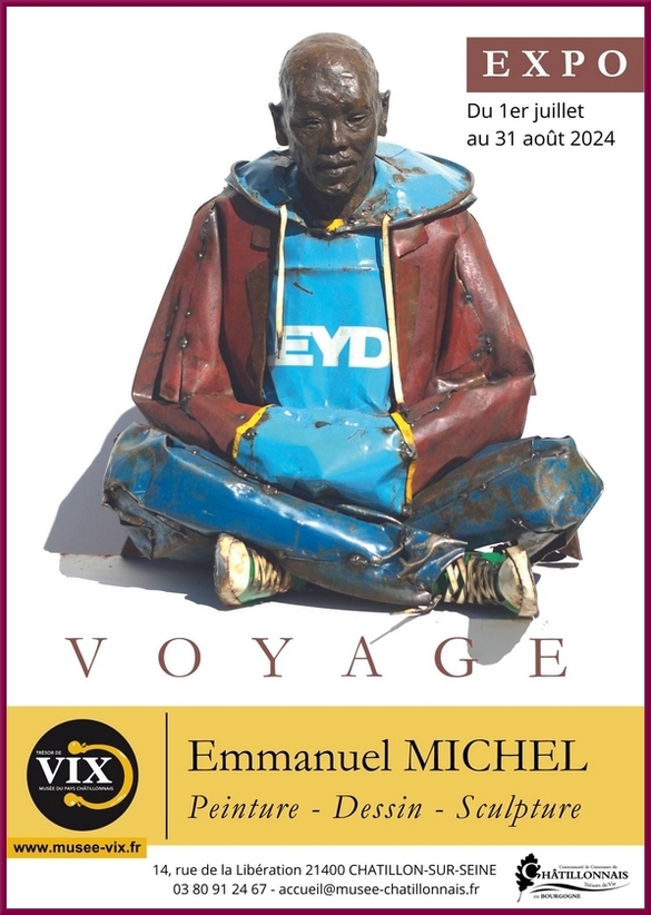 Emmanuel Michel expose ses magnifiques sculptures et peintures au Musée du Pays Châtillonnais
