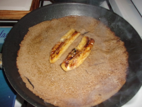 Crépes a la banane 