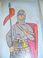 chevalier albarde bouclier cote de maille fete de la sorcière rouffach