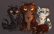 Darkstripe, Tigerclaw and Longtail by GrayPillow on DeviantArt