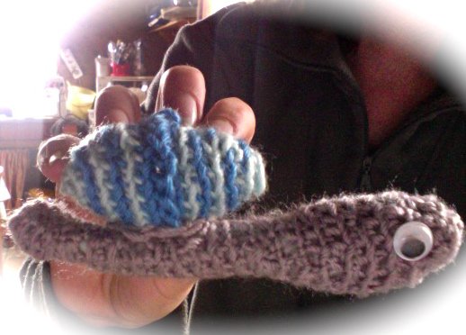 un petit escargot en crochet