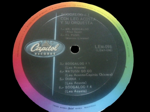 Leo Acosta Y Su Orquesta : Album " Boogaloo No.1 " Discos Torre Records SN 19056 [ ME  ]