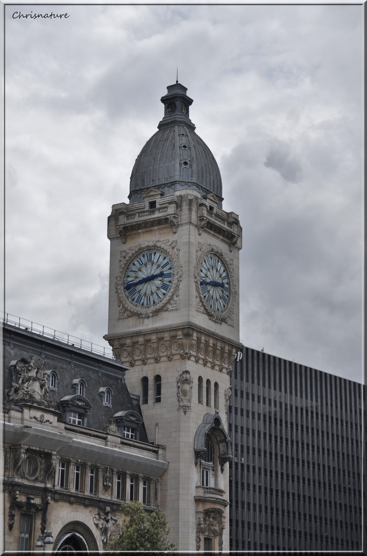 L'horloge de la gare de Lyon