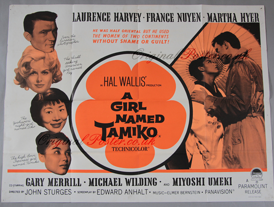 A GIRL NAMED TAMIKO BOX OFFICE USA 1963